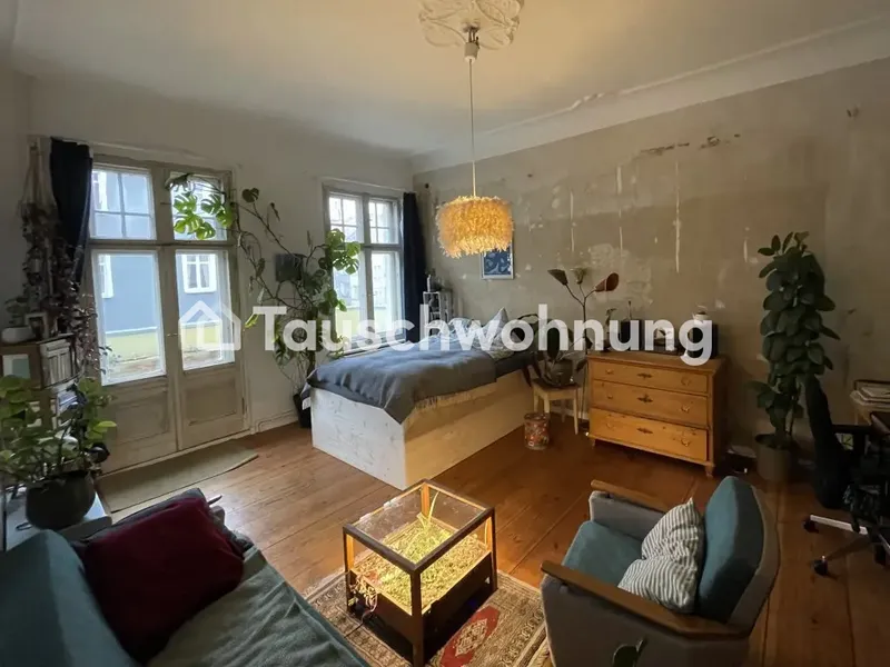 Tauschwohnung: Wunderschöne 1-Zimmer-Altbauwohnung am Boxi — photo 1